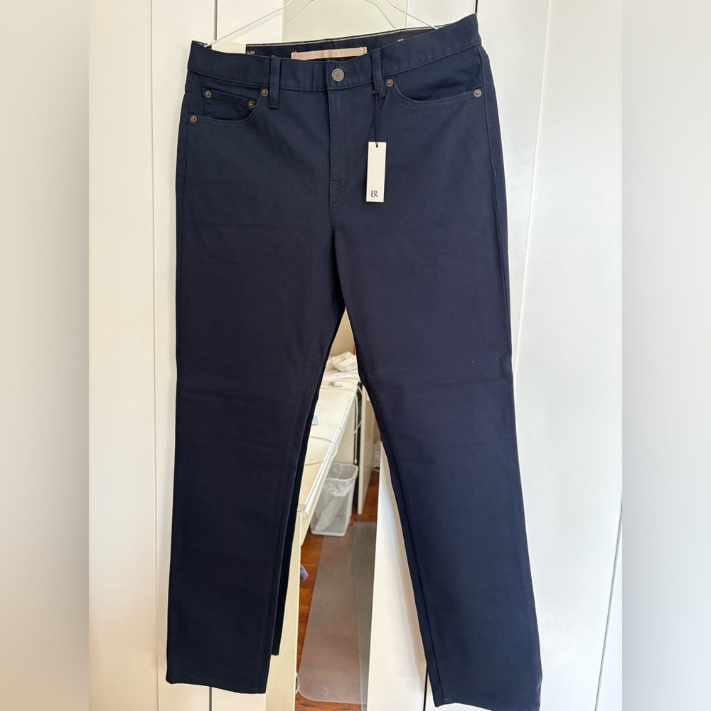 Men’s Banana Republic Slim Traveler Pants: 32 x 30 - Picture 4 of 9